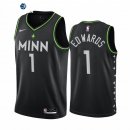 Camiseta NBA de Anthony Edwards Minnesota Timberwolvs Negro Ciudad 2021-22
