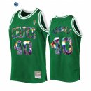 Camisetas NBA Boston Celtics NO.40 Luke Kornet 75th Aniversario Verde Throwback 2022