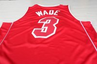 Camisetas NBA Miami Heat 2012 Navidad Wade Rojo