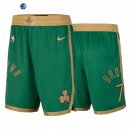 Pantalon NBA de Boston Celtics Jaylen Brown Verde Ciudad 2020