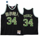 Camisetas NBA Boston Celtics Paul Pierce CNY Negro Hardwood Classics 2021