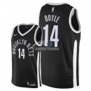 Camisetas NBA de Milton Doyle Brooklyn Nets Nike Negro Ciudad 2018