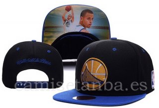 Snapbacks Caps NBA De Golden State Warriors Curry Negro Azul