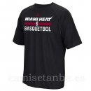 Camisetas NBA Miami Heat Negro-1