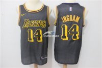 Camisetas NBA de Brandon Ingram Los Angeles Lakers Nike Negro Ciudad 17/18
