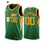 Camisetas NBA Edición ganada Utah Jazz Jordan Clarkson Verde 2020-21