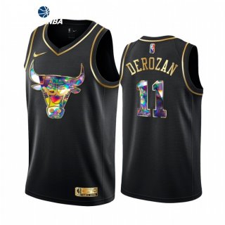 Camisetas NBA de Chicago Bulls DeMar DeRozan Negro Diamante 2021-22
