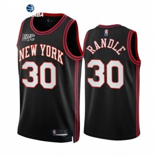 Camisetas NBA de New York Knicks Julius Randle Nike Negro Ciudad 2021-22