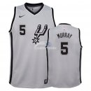 Camisetas de NBA Ninos San Antonio Spurs Dejounte Murray Gris Statement 2018
