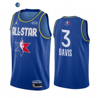 Camisetas NBA de Anthony Davis All Star 2020 Azul