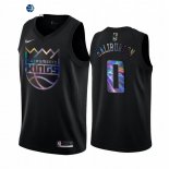 Camisetas NBA Sacramento Kings Tyrese Haliburton Negro Hardwood Classics 2020