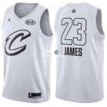 Camisetas NBA de Lebron James All Star 2018 Blanco