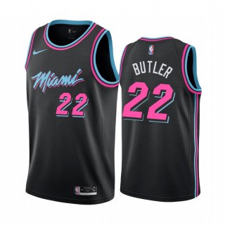 Camisetas NBA de Jimmy Butler Miami Heat Negro Ciudad 19/20