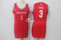 Camisetas NBA Mujer Chris Paul Houston Rockets Rojo Icon 17/18