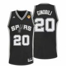 Camisetas NBA San Antonio Spurs Finales Ginobili Negro