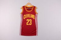 Camisetas NBA Mujer LeBron James Cleveland Cavaliers Rojo