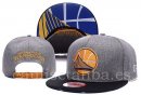 Snapbacks Caps NBA De Golden State Warriors Gris Negro