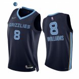 Camisetas NBA de Memphis Grizzlies Ziaire Williams 75th Season Diamante Marino Azul 2021-22