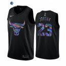 Camisetas NBA Nike Chicago Bulls NO.23 Michael Jordan Iridescent Holographic Negro Limited 2022