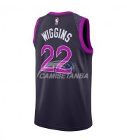 Camisetas de NBA Ninos Minnesota Timberwolves Andrew Wiggins Nike Púrpura Ciudad 18/19