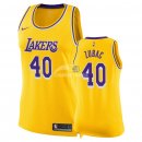 Camisetas NBA Mujer Ivica Zubac Los Angeles Lakers Amarillo Icon 18/19
