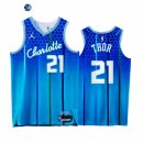Camisetas NBA de Charlotte Hornets JT Thor 75th Azul Ciudad 2021-22