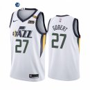 Camisetas NBA de Utah Jazz Rudy Gobert 1223 Wins Blanco Association 2021-22