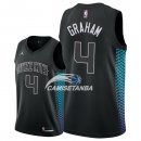 Camisetas NBA de Devonte' Graham Charlotte Hornets Nike Negro Ciudad 17/18
