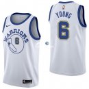 Camisetas NBA de Nick Young Golden State Warriors Nike Retro Blanco 17/18