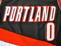 Camisetas NBA de Damian Lillard Portland Trail Blazers Negro