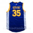 Camisetas NBA de Kevin Durant Golden State Warriors Azul Amarillo