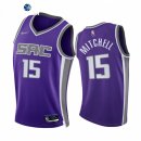 Camisetas NBA de Sacramento Kings Davion Mitchell 75th Season Diamante Purpura Icon 2021-22