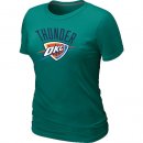 Camisetas NBA Mujeres Oklahoma City Thunder Verde Oscuro