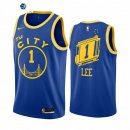 Camisetas NBA Golden State Warriors Damion Lee Azul Throwback 2020-21