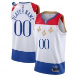 Camisetas NBA New Orleans Pelicans Personalizada Blanco Ciudad 2020-21