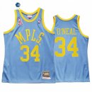 Camisetas NBA Los Angeles Lakers Shaquille O'Neal Azul Throwback 2021