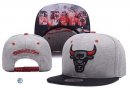 Snapbacks Caps NBA De Chicago Bulls Gris NO.01