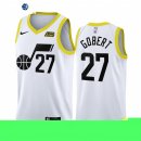 Camisetas NBA Nike Utah Jazz NO.27 Rudy Gobert Blanco Association 2022-23