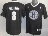 Camisetas NBA Brooklyn Nets 2013 Navidad Williams Negro