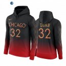 Sudaderas Con Capucha NBA Chicago Bulls Kris Dunn Negro Rojo Ciudad 2020-21