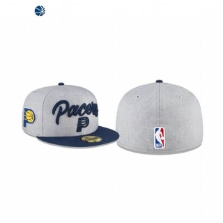 Snapbacks Caps NBA De Indiana Pacers Heather OTC Hat 59FIFTY Fitted Gris 2020