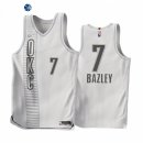 Camisetas NBA de Oklahoma City Thunder Darius Bazley 75th Blanco Ciudad 2021-22