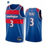 Camisetas NBA Nike Washington Wizards NO.3 Bradley Beal 75th Azul Ciudad 2021-22