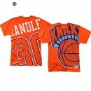 T- Shirt NBA New York Knicks Julius Randle Naranja