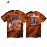 T-Shirt NBA New York Knicks Frank Ntilikina 90s Naranja 2020