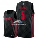 Camisetas NBA de Seth Curry Portland Trail Blazers Nike Negro Ciudad 17/18
