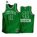 Camisetas NBA de Boston Celtics Juancho Hernangomez 75th Season Verde Ciudad 2021-22