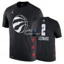 Camisetas NBA de Manga Corta Kawhi Leonard All Star 2019 Negro