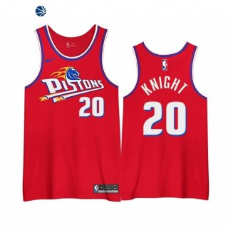 Camiseta NBA de Brandon Knight Detroit Pistons Nike Rojo Ciudad 2020-21