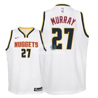 Camiseta NBA Ninos Denver Nuggets Jamal Murray Blanco Association 18/19